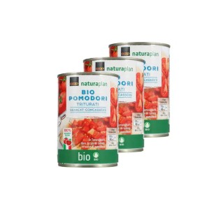 Naturaplan Bio Tomaten gehackt 3x 400g